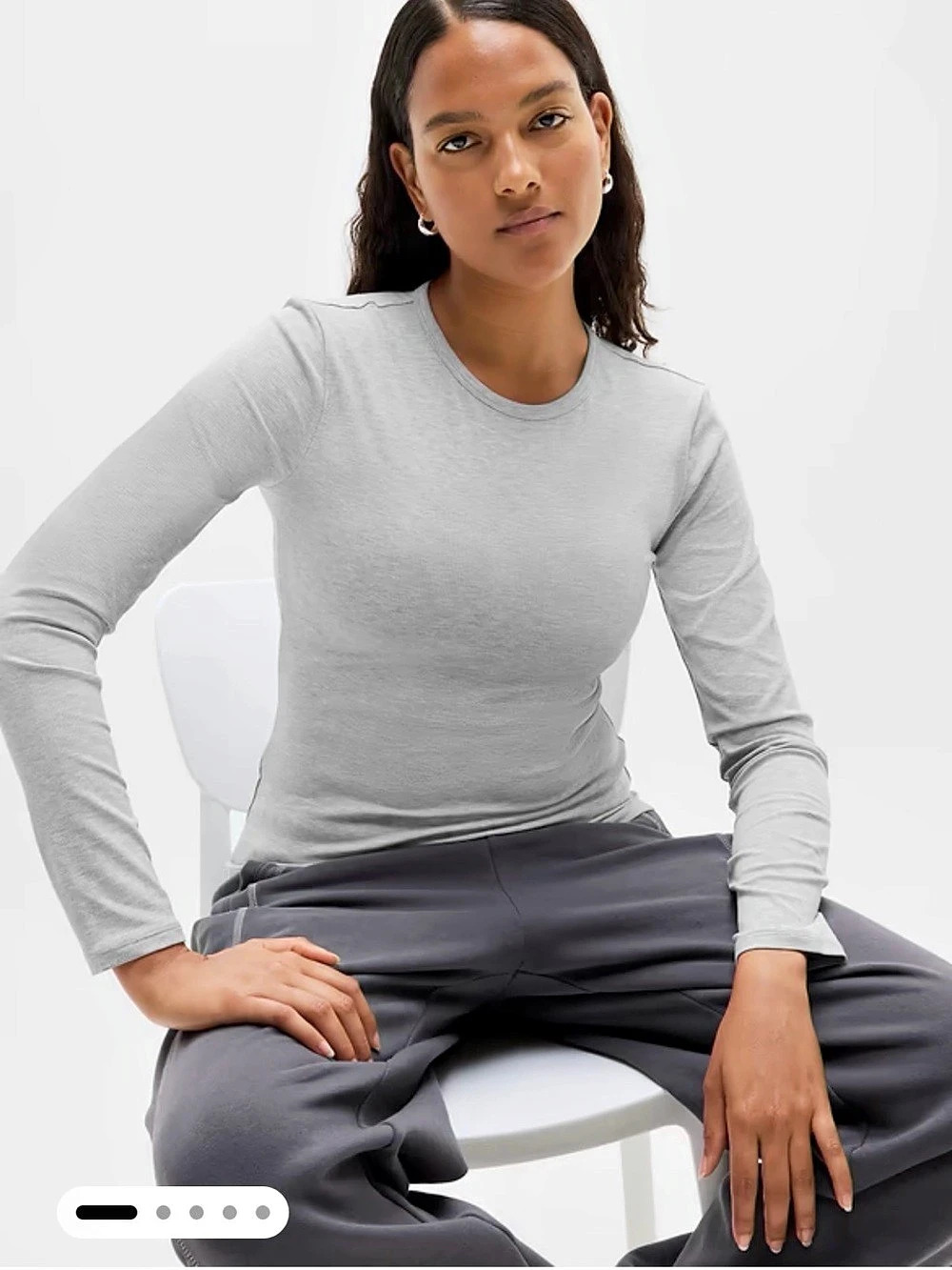 Athleta Signature Rib Top Size Medium